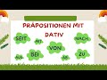 Präpositionen mit Dativ | Deutsch lernen