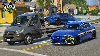 LA GENDARMERIE SORT LA RS3 POUR INTERCEPTER UN GO-FAST | GTA V RP MOD