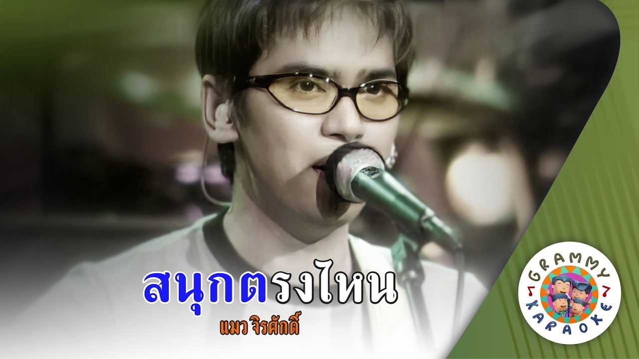 คาราโอเกะ สนุกตรงไหน (Sa-Nook-Trong-Nai) - แมว จิรศักดิ์ [ Original Karaoke ]