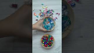 Oddly Satisfying Video | Beads, Bells, Pearls, Gems 📿💎🔔 #oddlysatisfying #dominogirl #beads