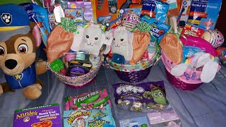 What I got my kids for Easter!! $4550 per basket! Easter egg fillers. Easter Baskets