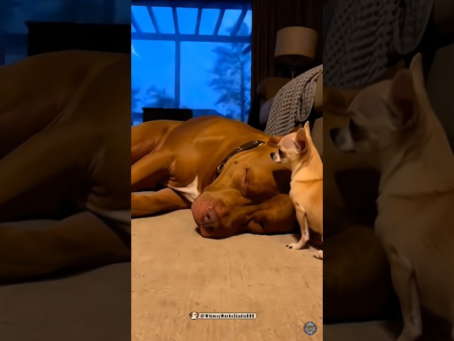 🐶 Usually Enemies, Today Friends ❤️😂 평소엔 앙숙, 오늘은 절친 #funny #shorts #dog #dogshorts #reels #love