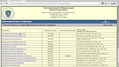 Massachusetts Secretary of State Business Search, Massachusetts SOS Business Entity Search, Massachusetts Secretary of State Bill Galvin on Winner Certification, Massachusetts Secretary of State: I Just Declare A Winner, The Senate Decides When To Seat