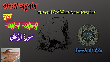সূরা আল আলা - Surah Al-Ala ( سورة الأعلى ) বাংলা অনুবাদ, হৃদয় বিগলিত তেলাওয়াত