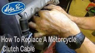 How to replace a motorcycle clutch cable, Kawasaki KLR650 by smallengineshop 252 views 7 months ago 15 minutes