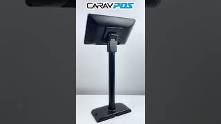The Carav POS display: size, stand, mount, interface — all flexible. That's why people love it