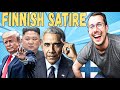 Italian reacts to finnish satire  trump obama  kim jongun