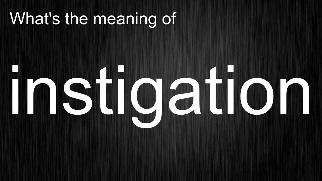 Inatigation Using