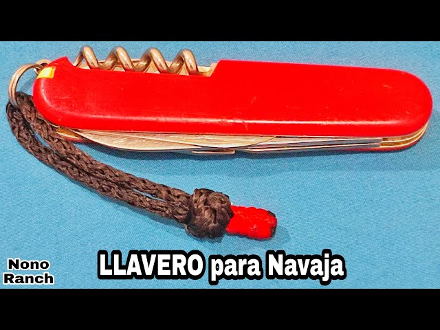 Como hacer un LLAVERO para NAVAJA 👌 