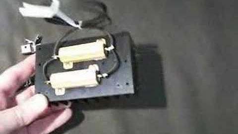 Radio dropping resistor