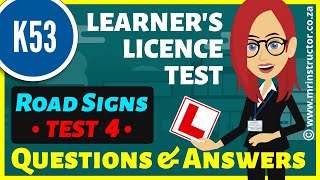 TEST 4 ▶️ ROAD SIGNS, TRAFFIC SIGNALS, ROAD MARKINGS | Questions And Answers | K53 Learners Licence screenshot 3