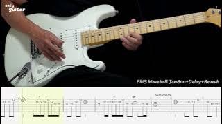 Vinnie Moore - April Sky(Air on the String g) Guitar Lesson With Tab(Slow Tempo)