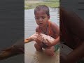 Amazing Boy Catching Fish By Hand #fishing