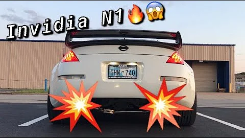 350z Invidia N1 EXHAUST sound!!!