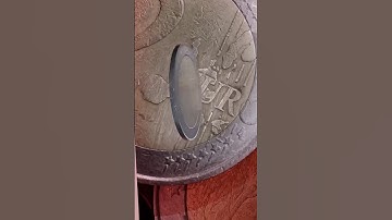 Euro Coin Loop! $ #infinite #loop #euro #piggybank #macro #relax #satisfying #discover#money#coin