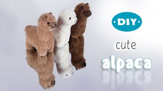 Diy Cute Alpaca Yarn Pom Pom  How to make Alpaca from Yarn