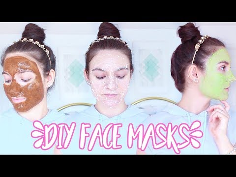  DIY FACE MASKS For ACNE, OILY SKIN, DRY SKIN !!