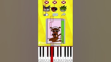 Test IQ Challenge! Correct Horror Spunki Girls Shadow #sprunki (@PADLOTOON) - Octave Piano Tutorial