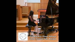 2026 Solo Recital - Juni playing A little Song &amp; Sparkling Splash &amp; Smooth Water