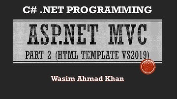 ASP.NET MVC with HTML Template Part 2