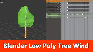 Blender Low Poly Tree Wind Effect