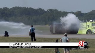Huntsville tests disaster skills with airport crash simulation