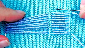 Great Way to Repair Holes in Knitted Sweaters Without Leaving any Traces at Home Yourself