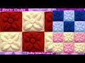 Como tejer con Ganchillo Crochet punto de hojas acolchadas en doble relieve