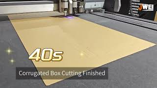 JWEI Flatbed die cutting creasing machine SG: Produce Irregular Corrugated Boxes in Under a Minute!