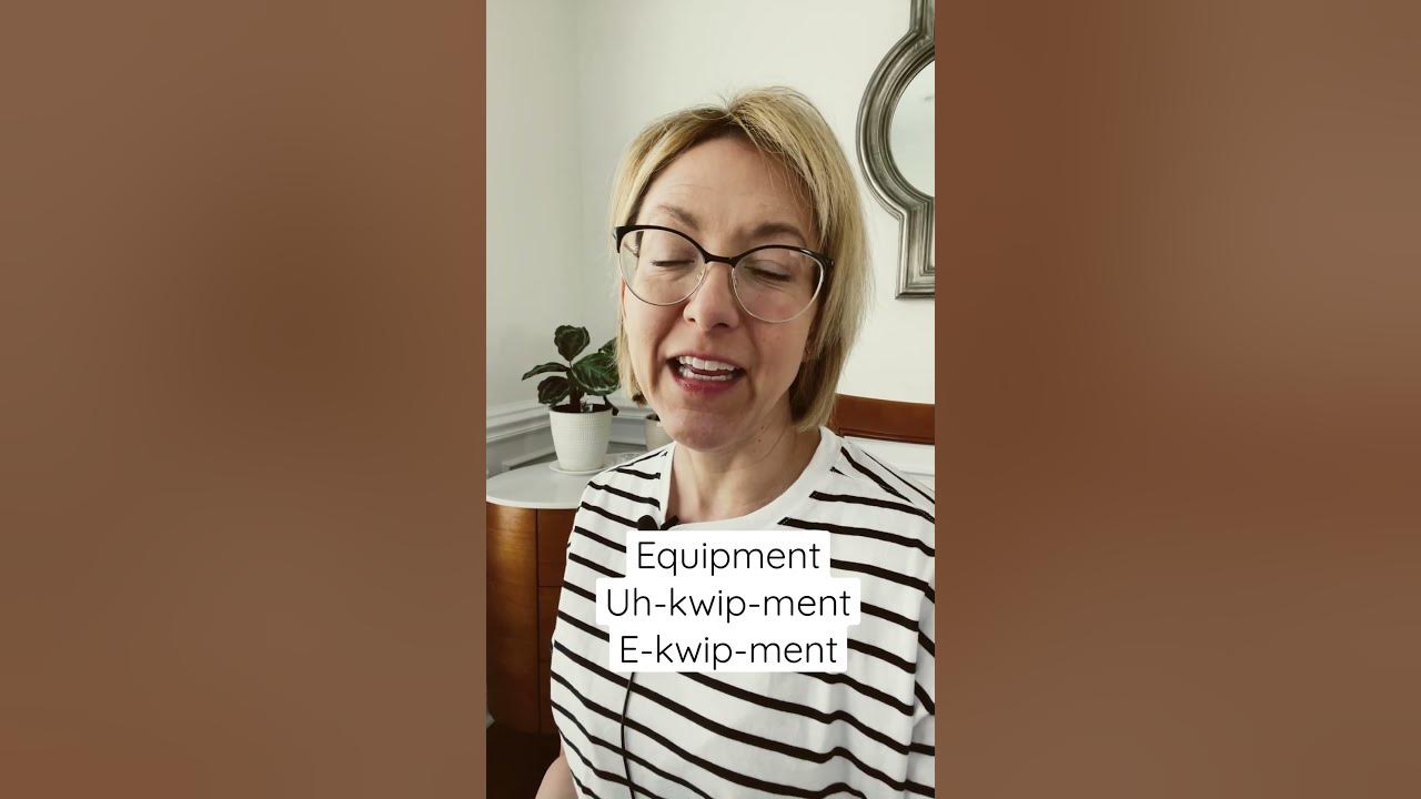 How to Pronounce EQUIPMENT SHORTS Quick English Pronunciation Mini