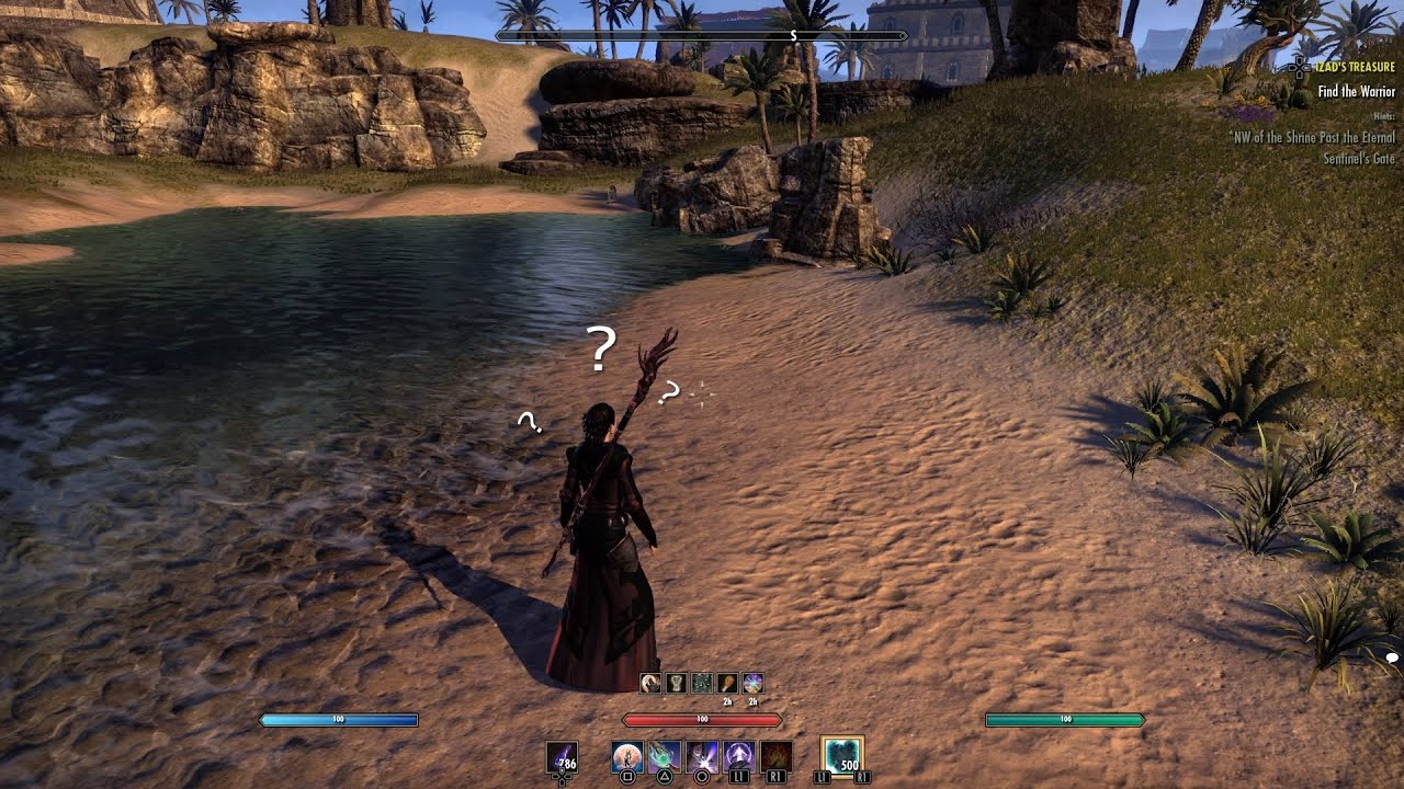WARRIOR LOCATION FOR IZAD'S TREASURE QUEST (ESO FOR BEGINNERS) YouTube
