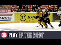 Ref:KM2UpO2J4N8 Einar emanuelsson shows some stick magic | play of the night