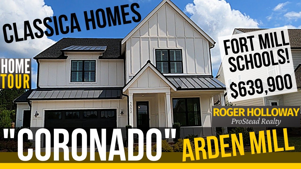 Classy CORONADO [Classica Homes in Arden Mill Fort Mill SC] YouTube