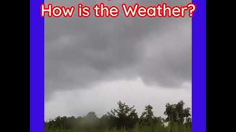 Class 1 EVS Chapter 17 How is the Weather?