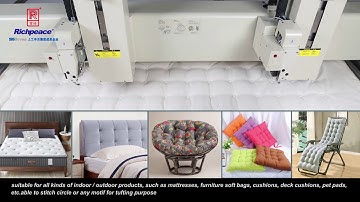 Richpeace automatic cushion tufting machine