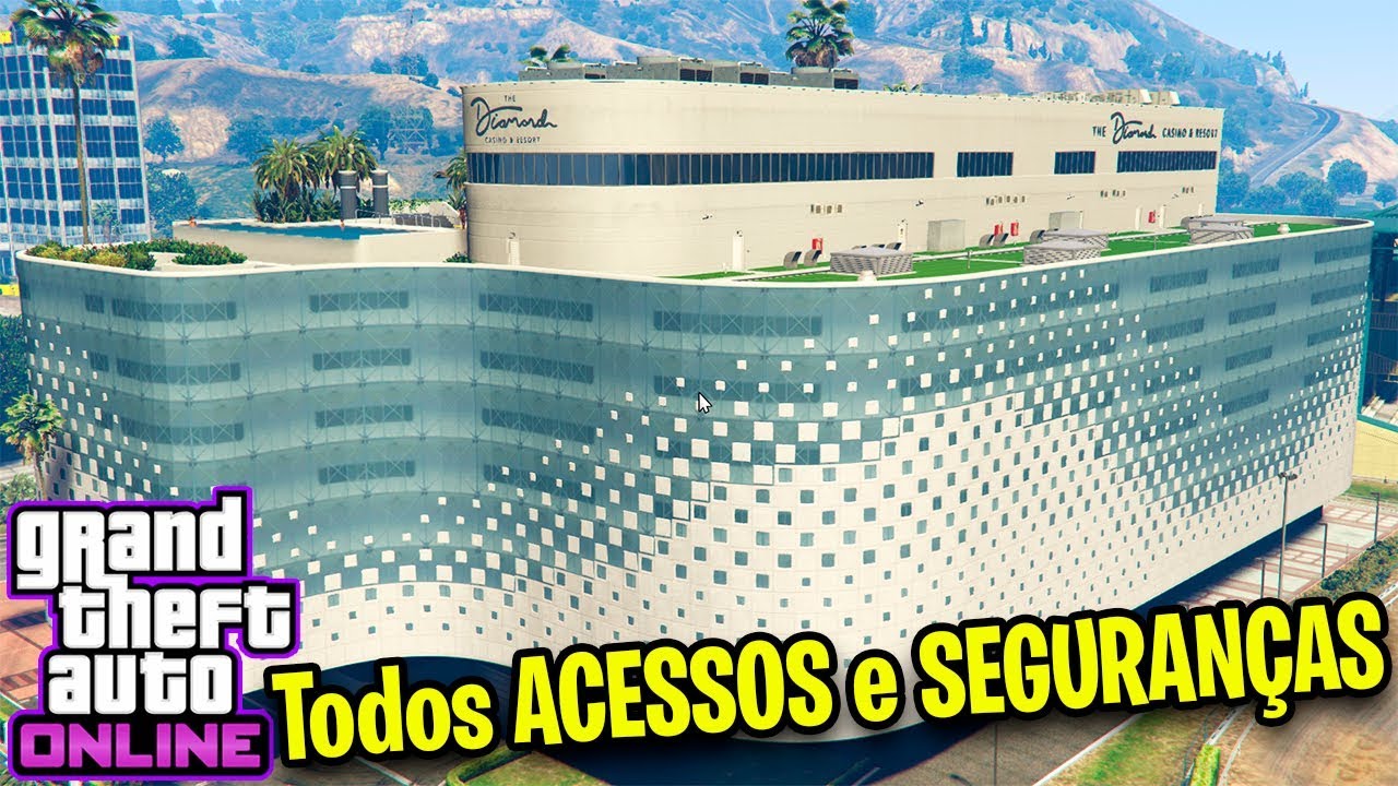GTA V Online - Fotos de TODOS ACESSOS e SEGURANÇAS para Golpe do Cassino | DLC Heists Casino
