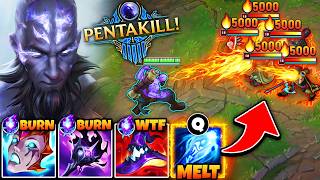 THIS BURN RYZE BUILD MELTS YOUR ENTIRE TEAM WITH 2 ABILITIES! (34 KILLS, PENTAKILL)