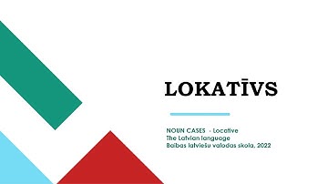 Lokatīvs