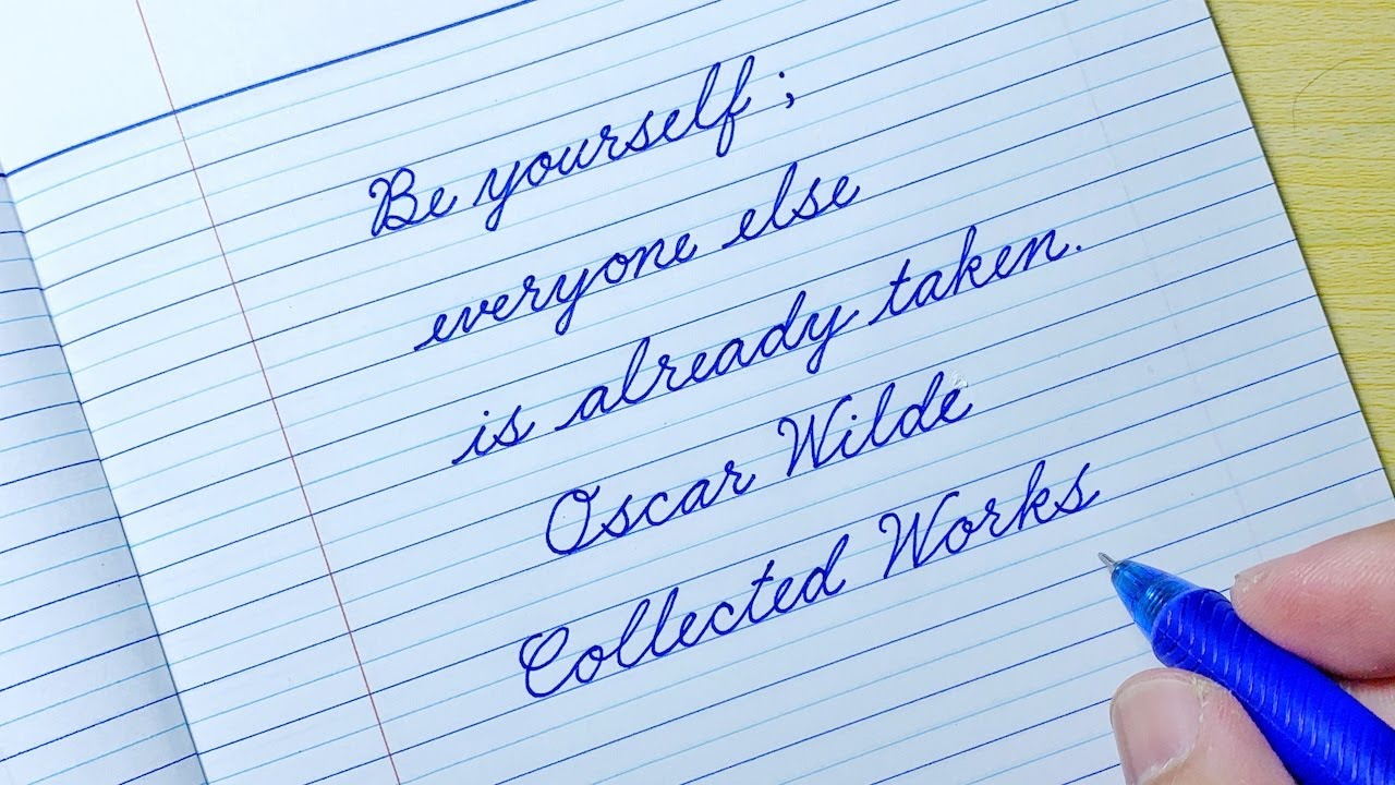 Том 2. Практика письма курсивом на примере известных цитат из классической английской литературы.