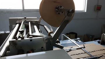 Tissue Box Window Patching Machine