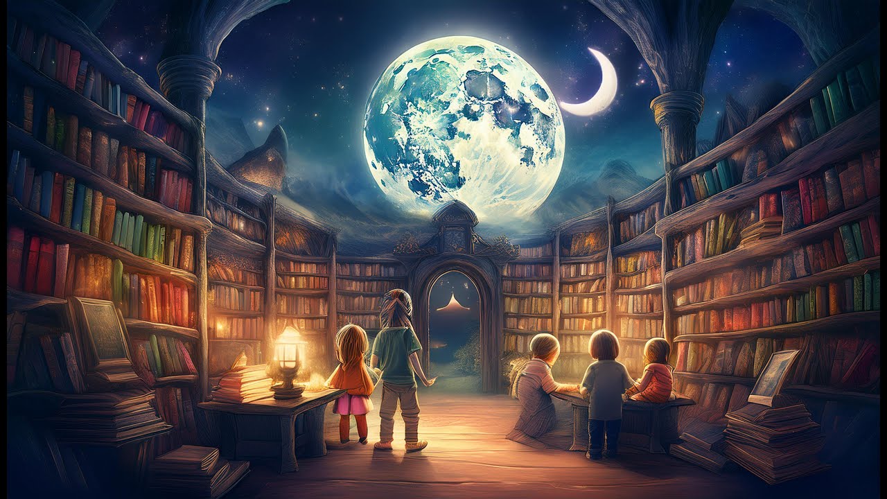 The Moonlit Library | Bedtime Stories - YouTube