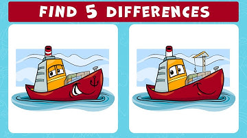 【Find the Difference】- Can you spot all the differences? - Mixed 5 | Puzzle #51