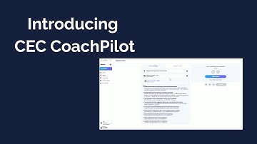 Introducing CEC CoachPilot