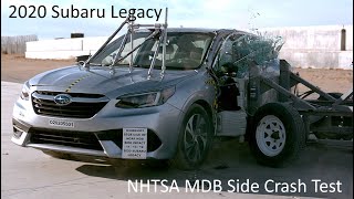 2020-2021 Subaru Legacy NHTSA MDB Side Crash Test