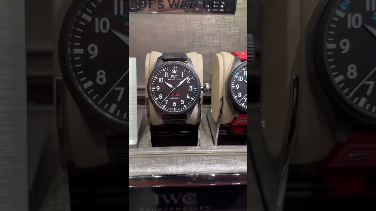 @IWC Watches Top Gun Big Pilot Watches in Ceratanium 