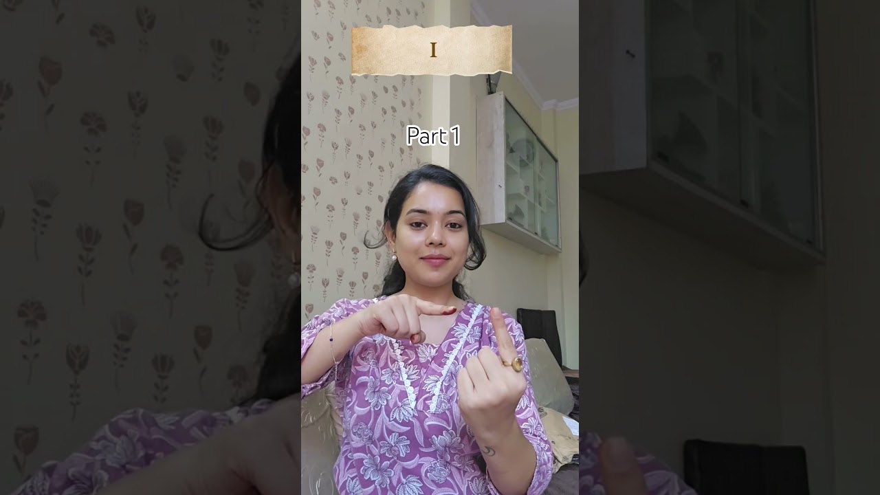 1st attempt at learning Indian Sign Language #signlanguage #languagelearning #growth #alphabet