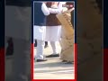 Nitish Kumar Bows to PM Modi After Oath Ceremony