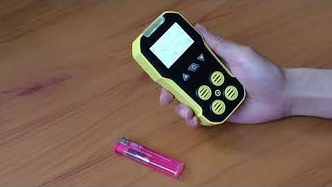 Bh4a bosean gas detector operation video