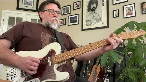 Working on Farewell Blues with the 3-Bender tele