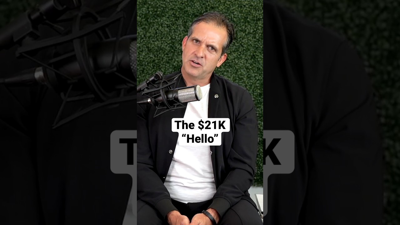 This is how a simple “hello” turned into a 21 thousand commission check! 